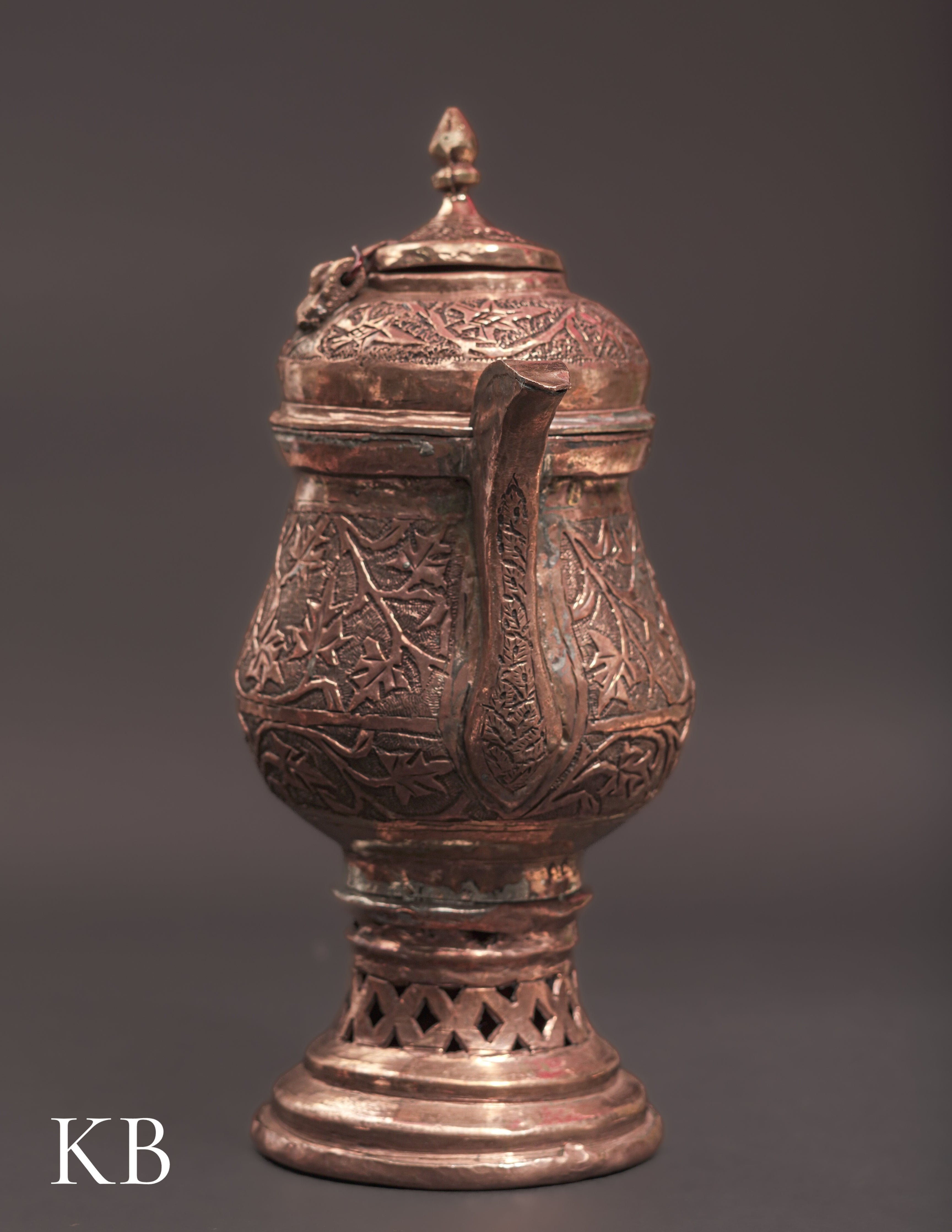 Kashmiri Copperware Samovar – Artisan-Made | Handcrafted Heritage