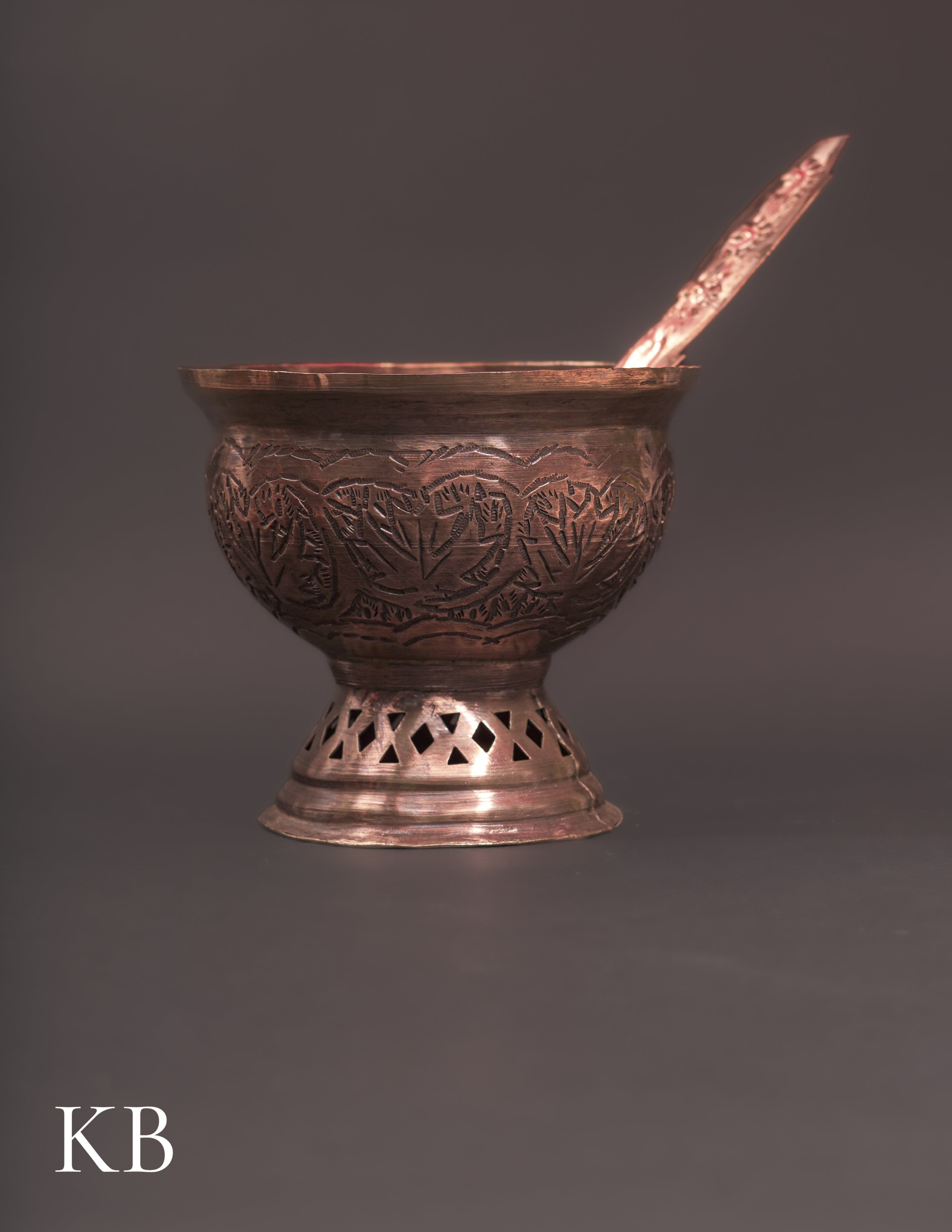 Kashmiri Copperware Kenz Set – 4 Pieces | Artisan-Made | Handcrafted Heritage