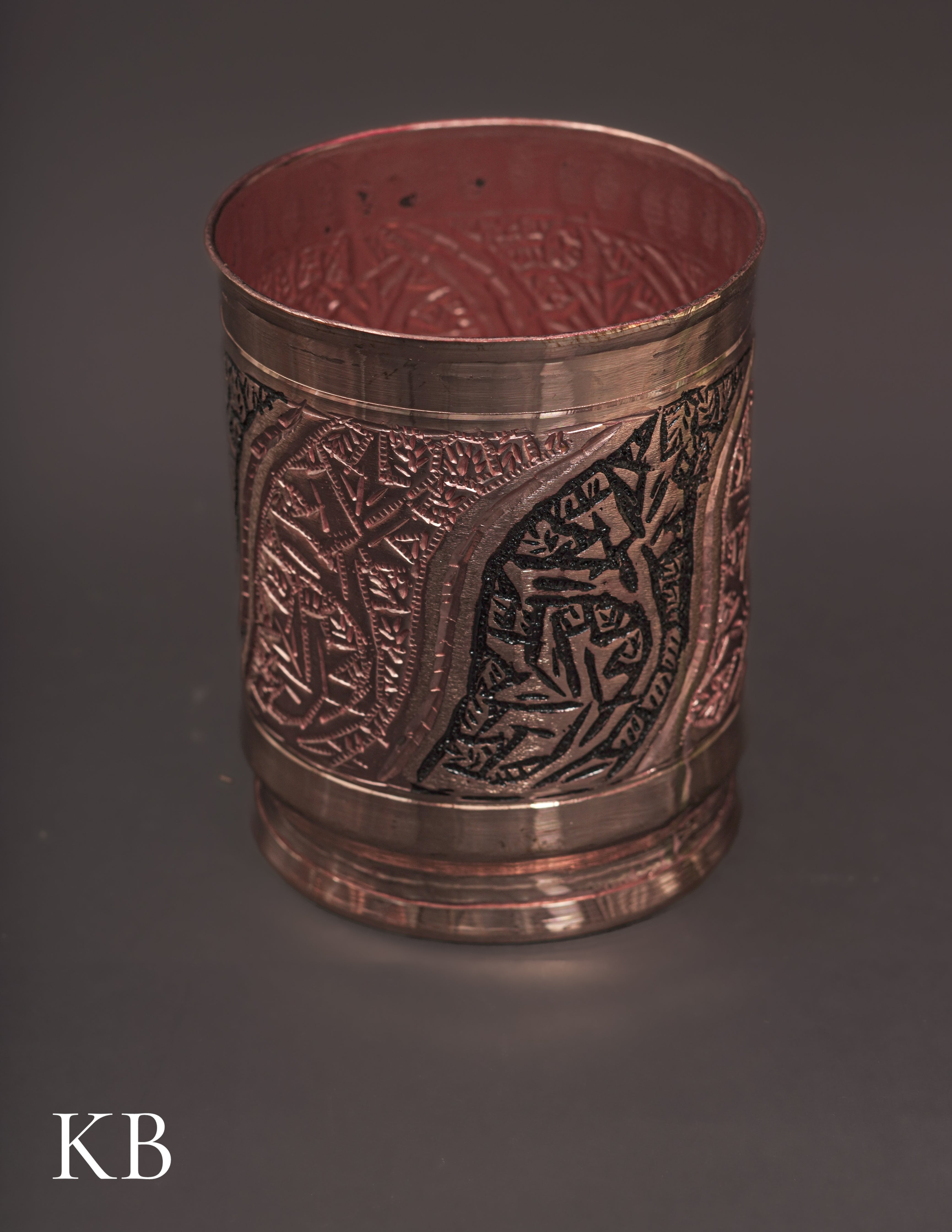Kashmiri Copperware Drinking Glass | Artisan-Made | Handcrafted Heritage