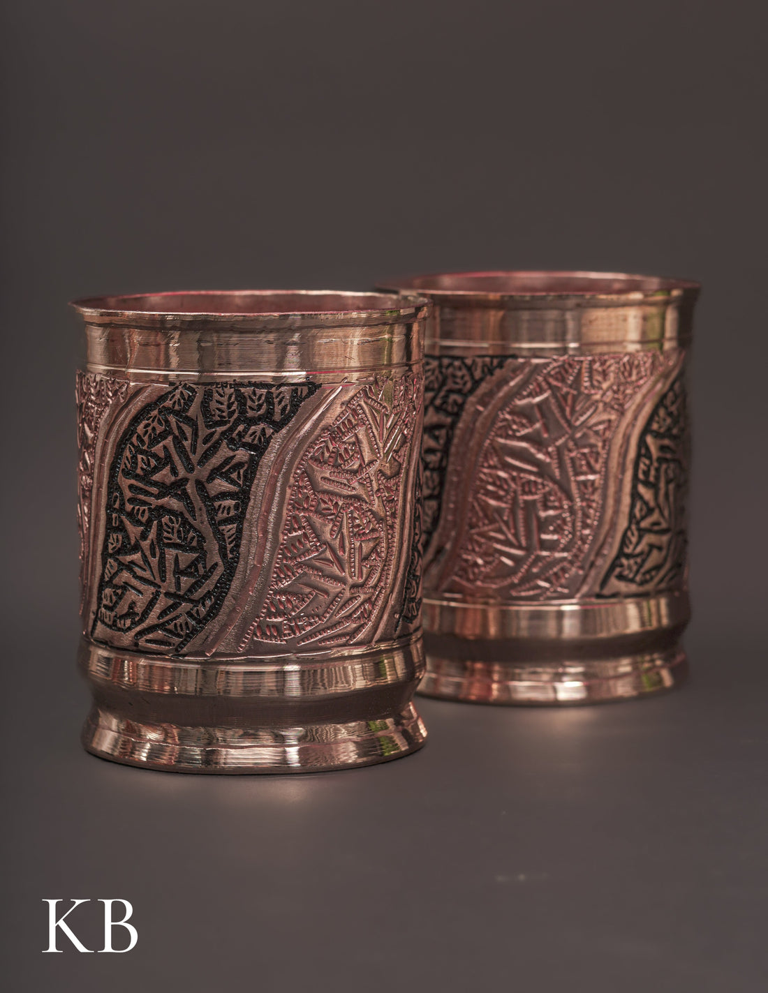 Kashmiri Copperware Drinking Glass | Artisan-Made | Handcrafted Heritage