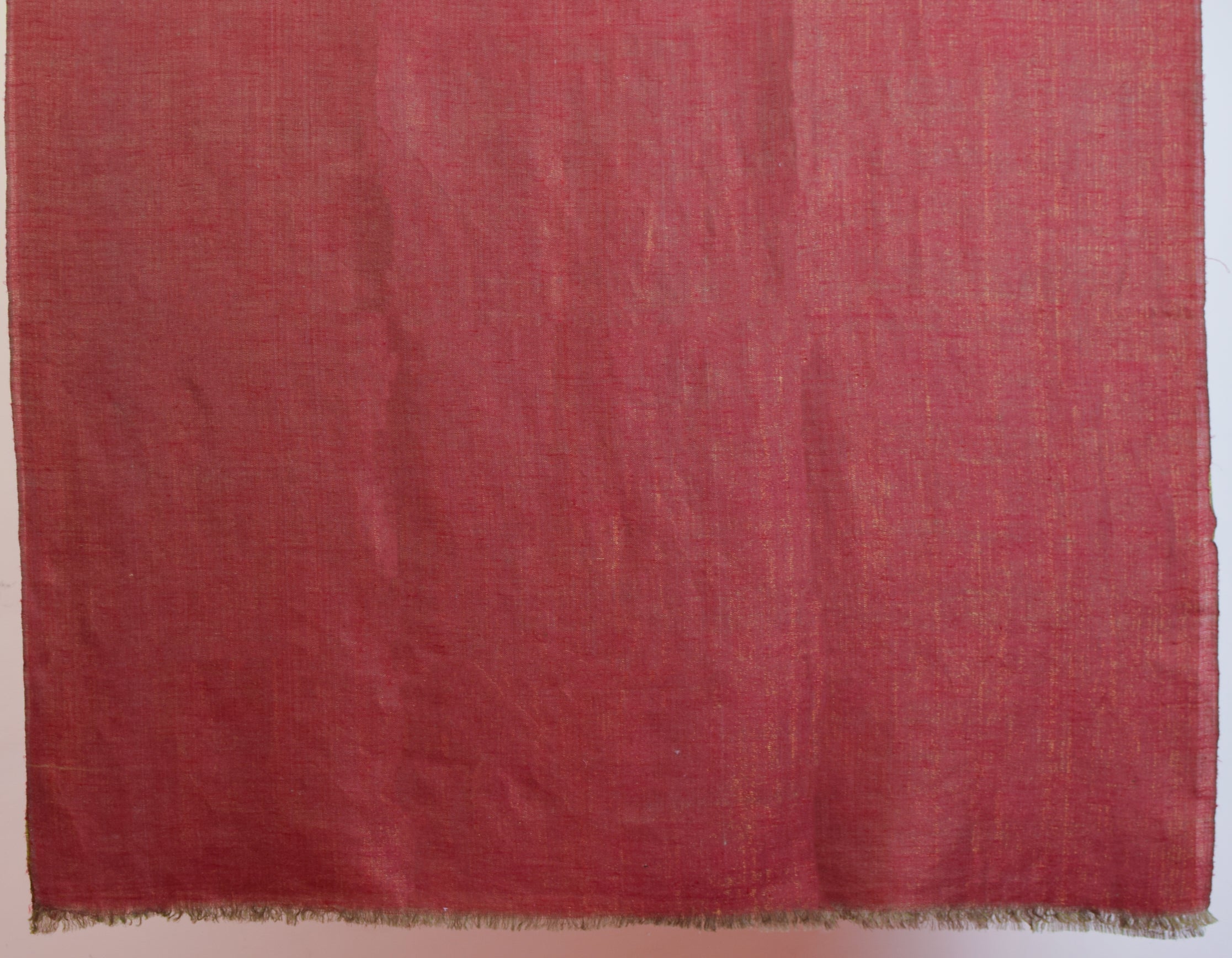 Maroon Gold Zari Handwoven Reversible Cashmere Pashmina Shawl - Kashmir Box