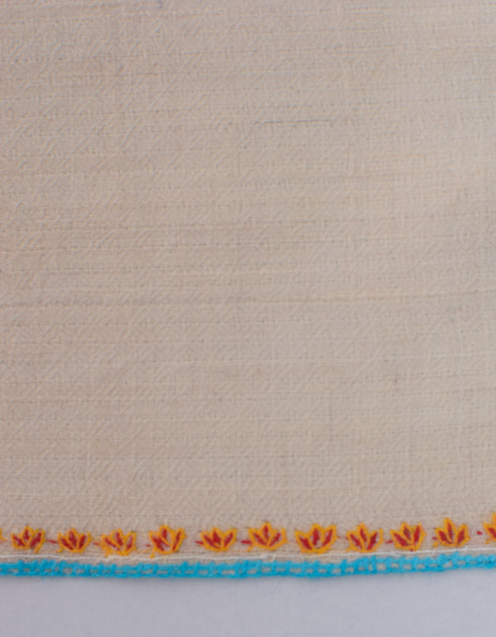 Multicolour Ombre Handwoven Sozni Butterfly Embroidered Cashmere Pashmina Stole - Kashmir Box