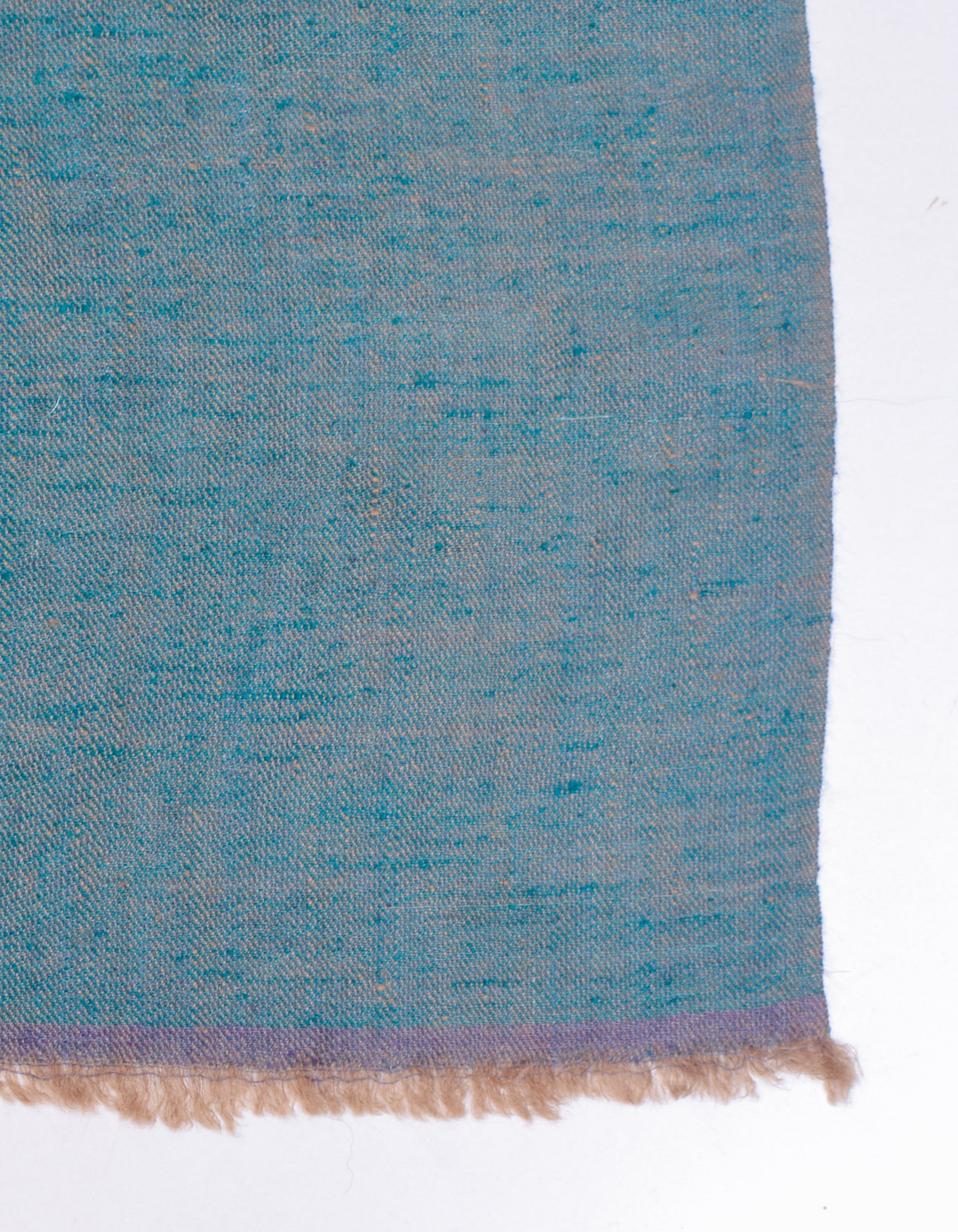 Moss Purple Handwoven Reversible Cashmere Pashmina Shawl - Kashmir Box