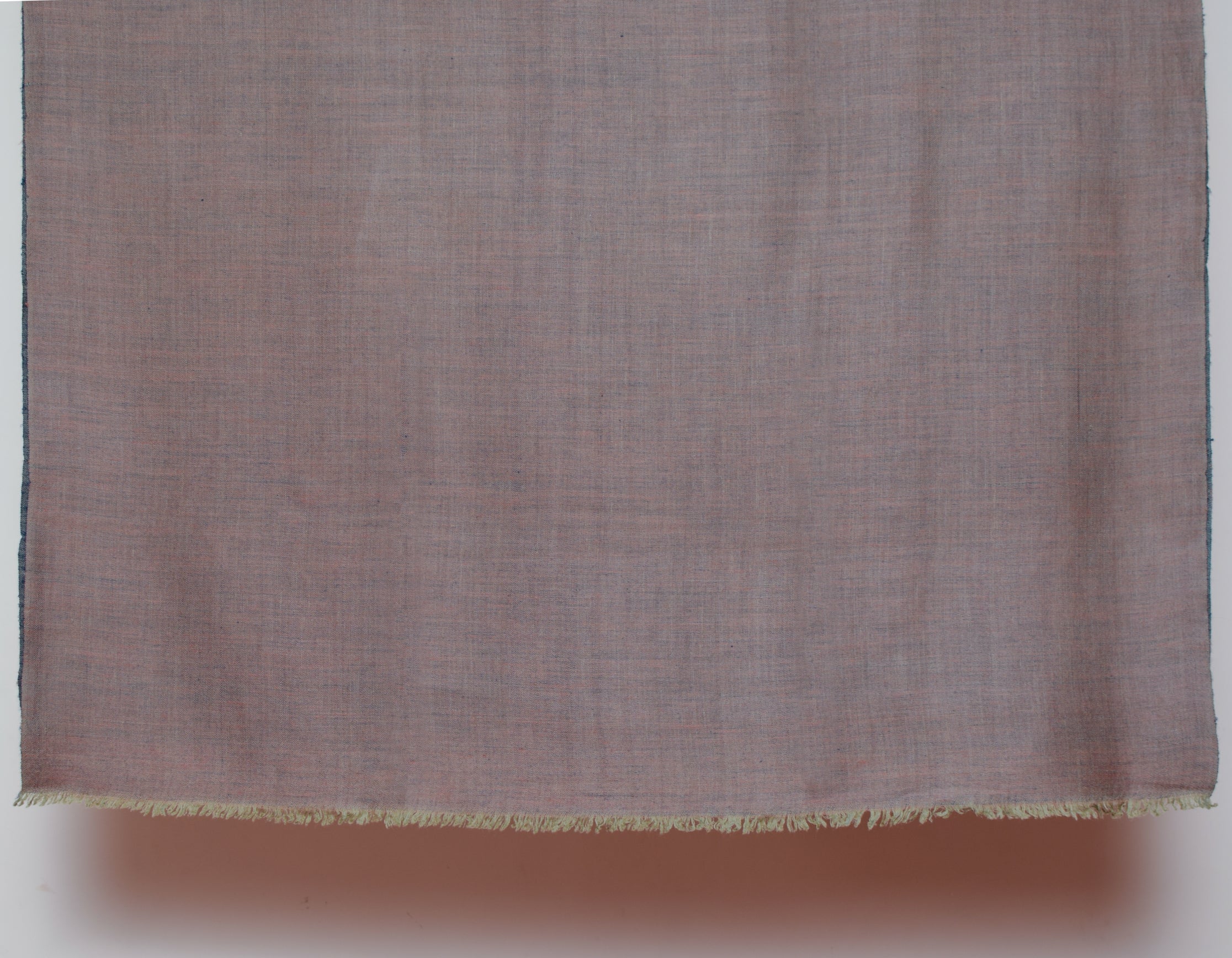 Navy Rose Handwoven Reversible Cashmere Pashmina Shawl - Kashmir Box