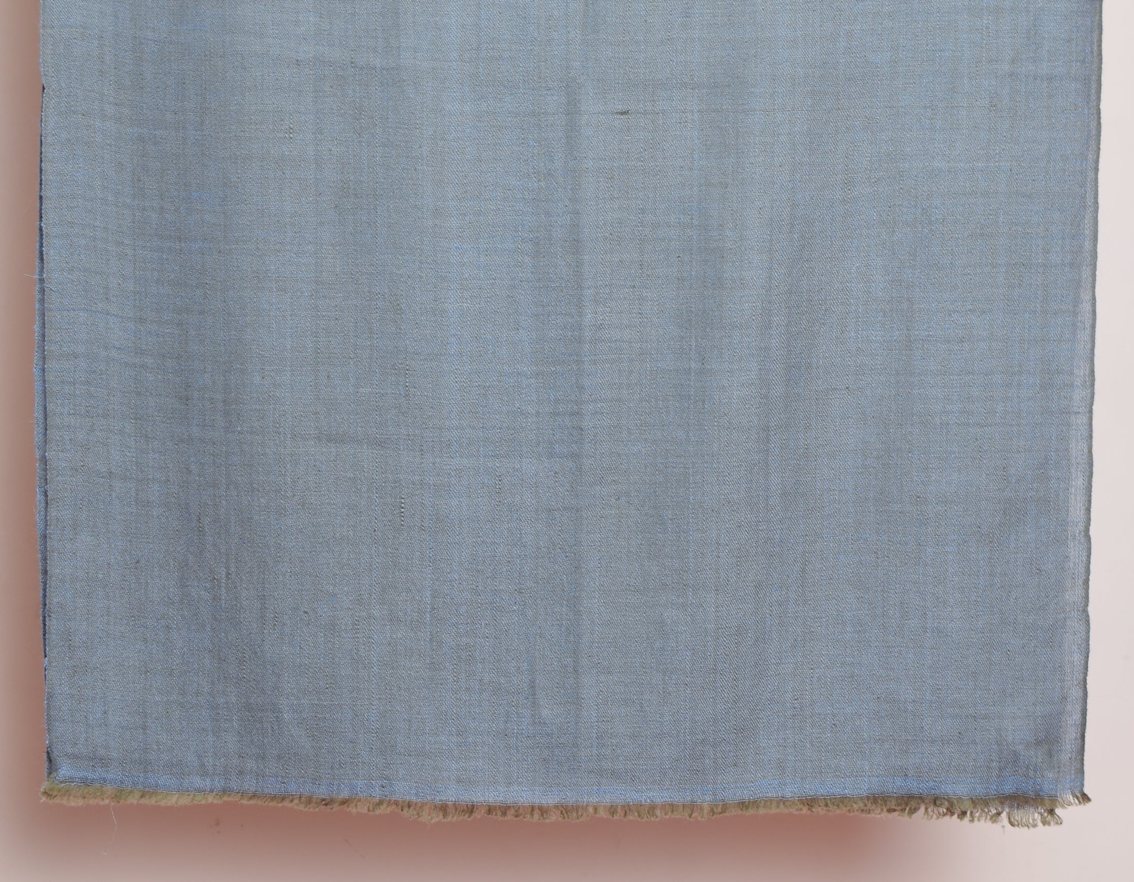 Kashmir Grey Handwoven Reversible Cashmere Pashmina Shawl - Kashmir Box