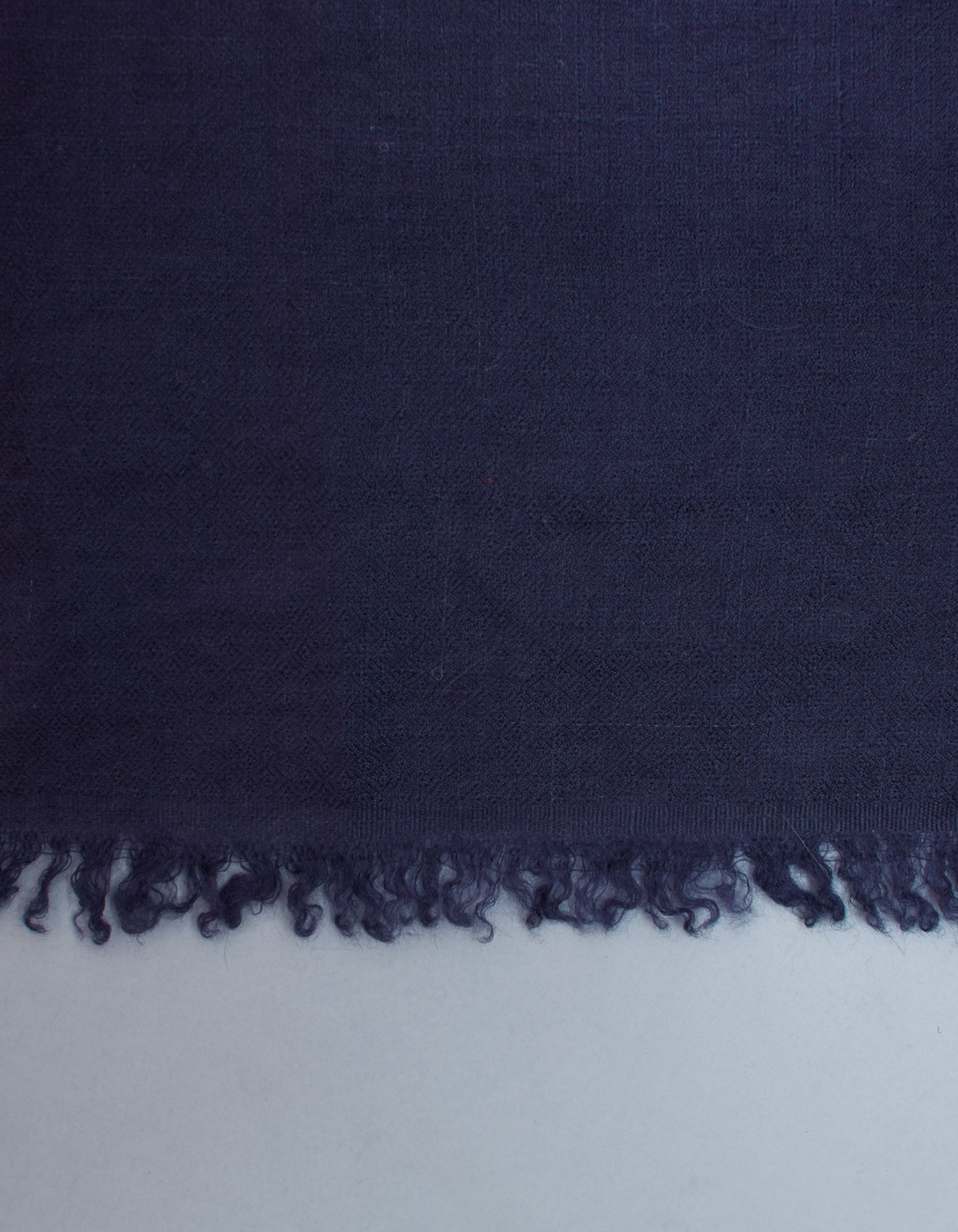 Bluish Grey Handmade Sozni Certified Jaali Embroidered Cashmere Pashmina Stole - Kashmir Box