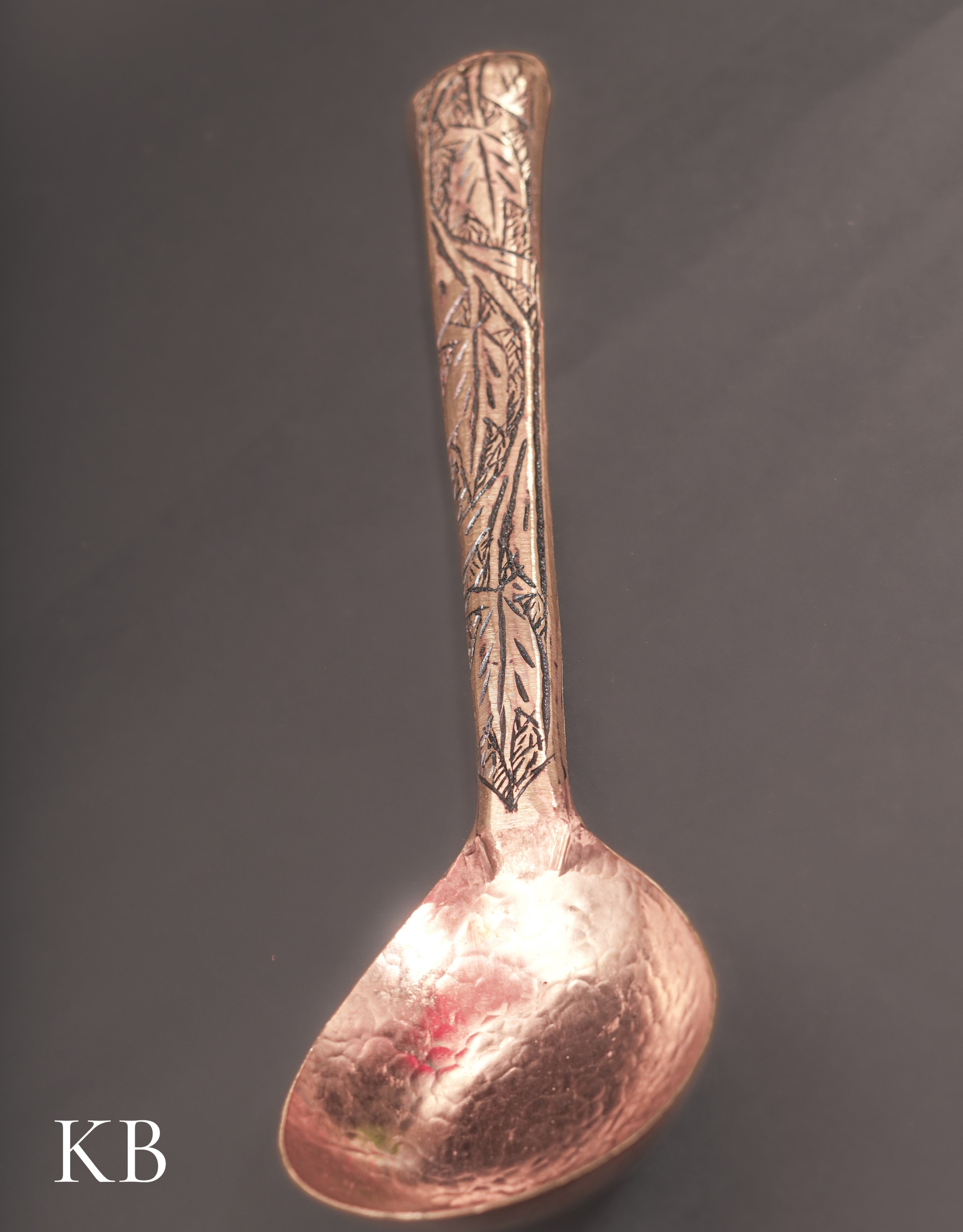 Kashmiri Copperware Serving Spoon – Artisan-Made | Handcrafted Heritage