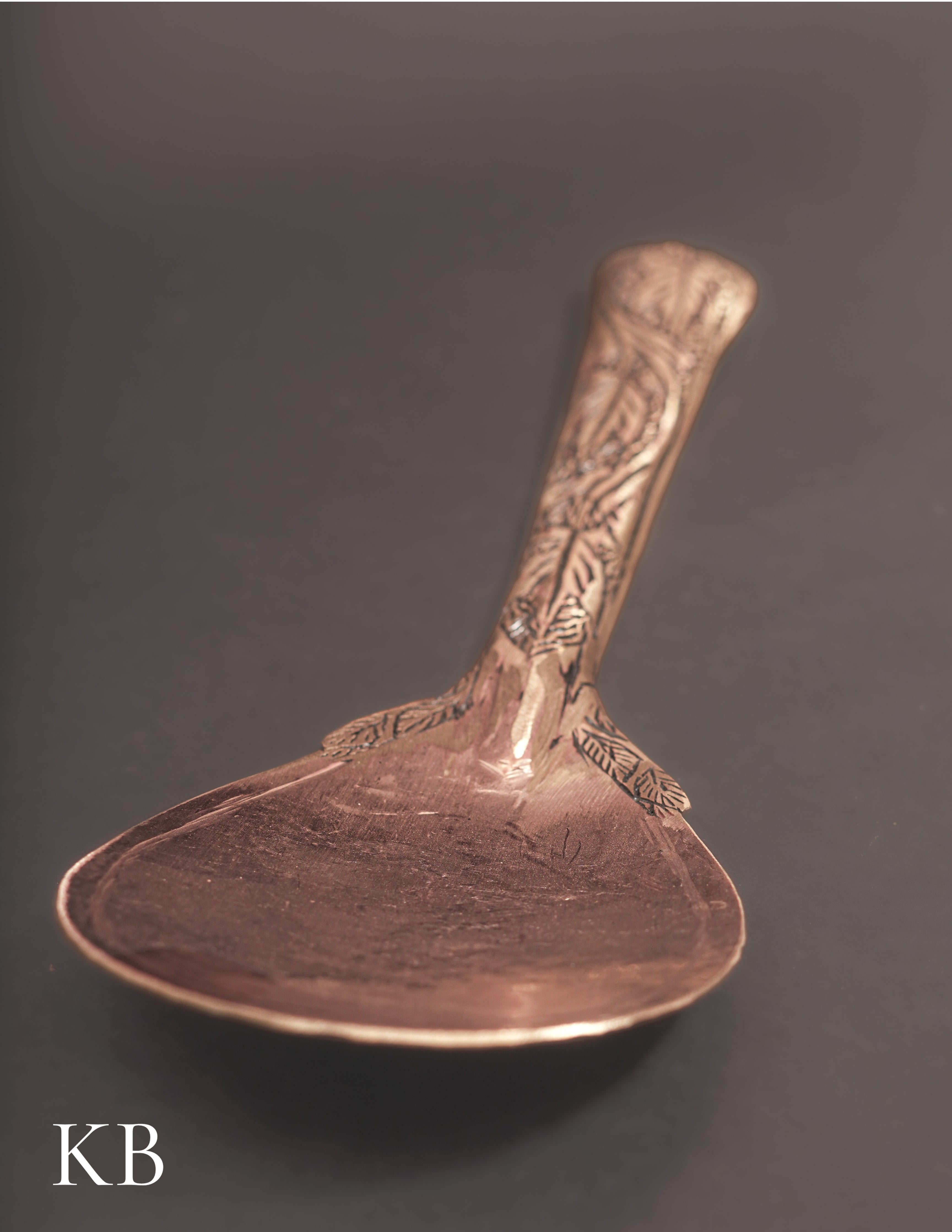 Kashmiri Copperware Rice Serving Spoon – Artisan-Made | Handcrafted Heritage