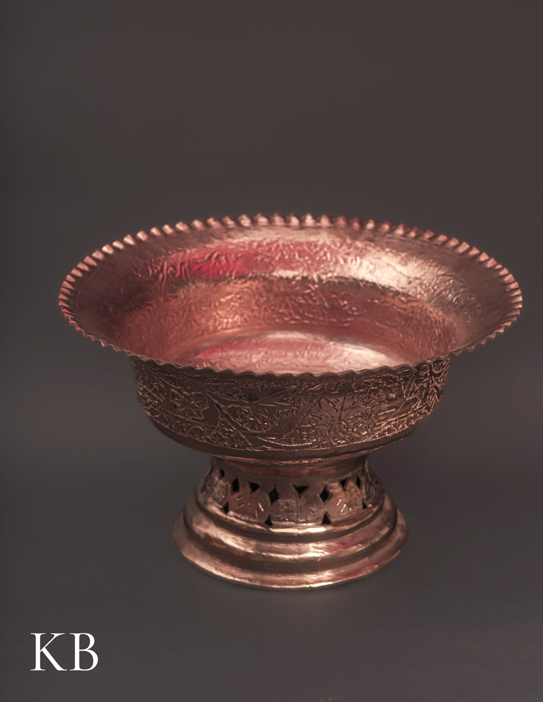 Kashmiri Copperware Bowl/ Kaab (Thalban) | Artisan-Made | Handcrafted Heritage