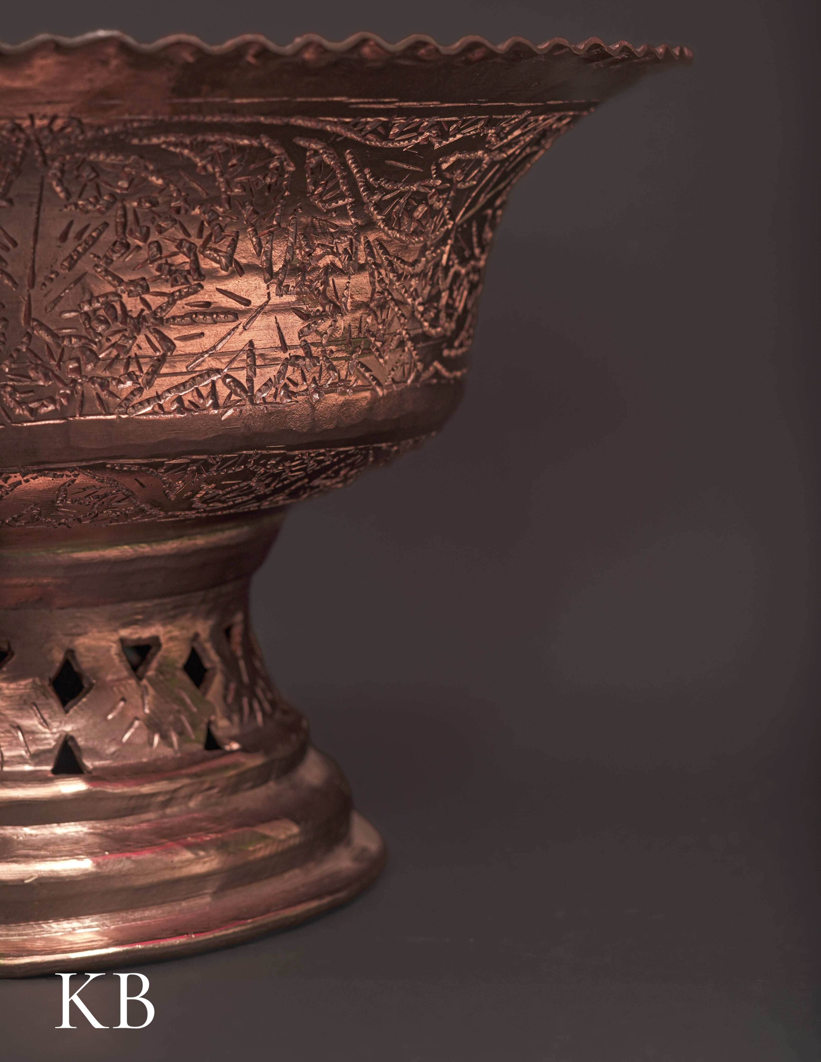 Kashmiri Copperware Bowl/ Kaab (Thalban) | Artisan-Made | Handcrafted Heritage