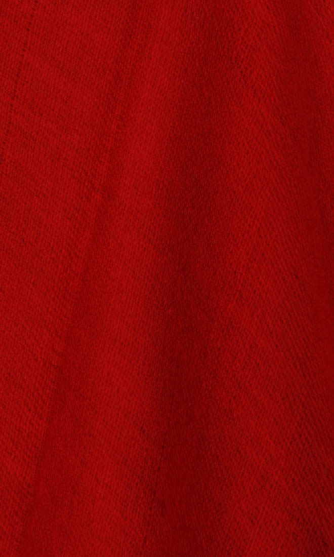 Red Woolen Shawl - KashmirBox.com