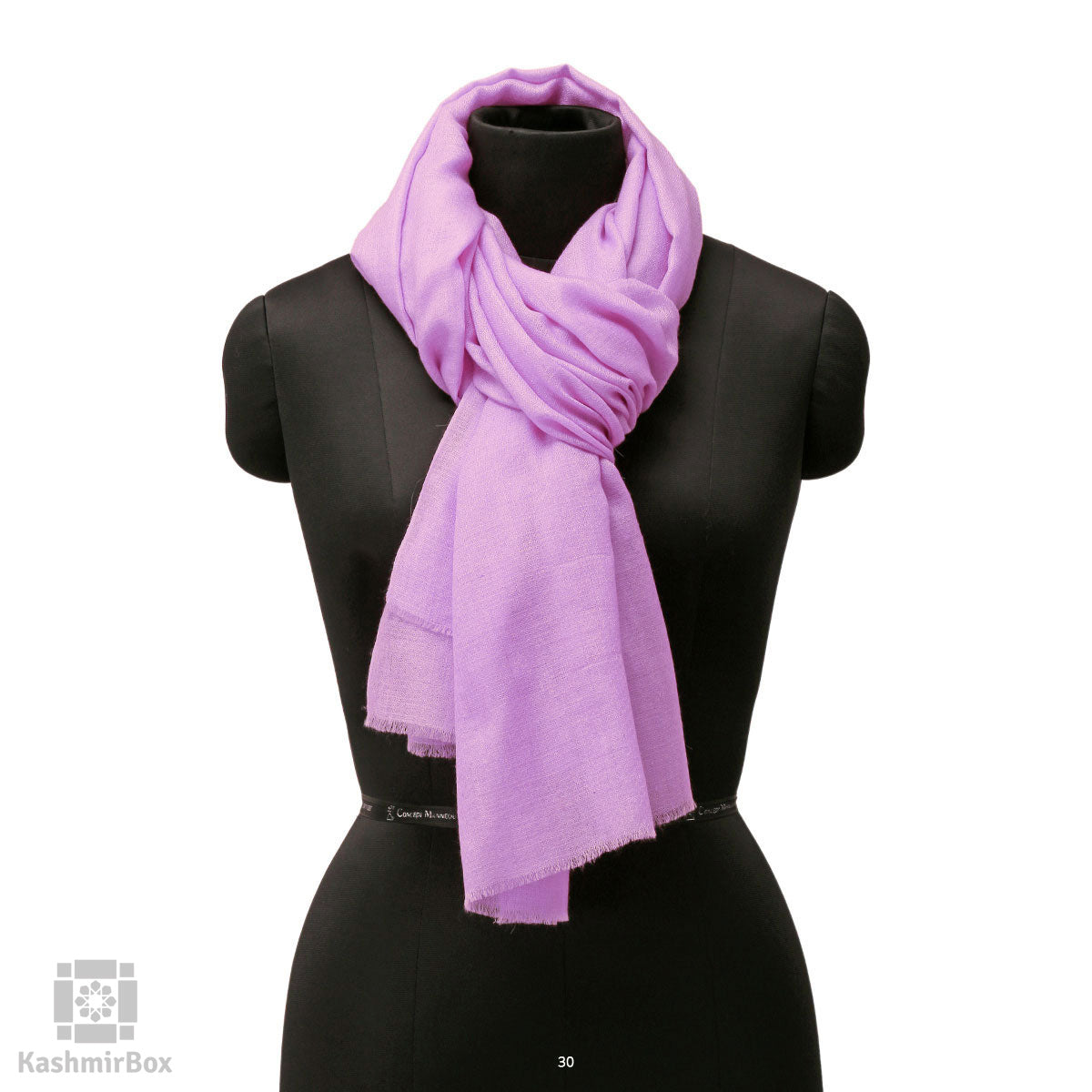 Lavender Purple Wool Stole - KashmirBox.com