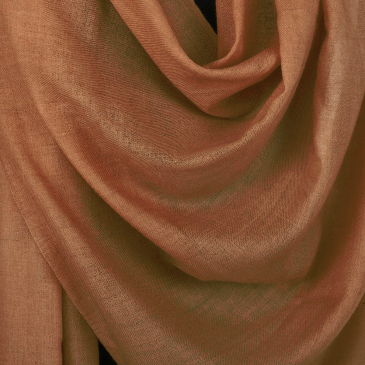 Earthy Brown Woolen Shawl - Kashmir Box