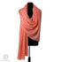 Brown Squared Woolen Shawl - Kashmir Box
