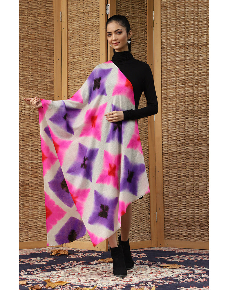 Double Dye Cashmere Stole - KashmirBox.com