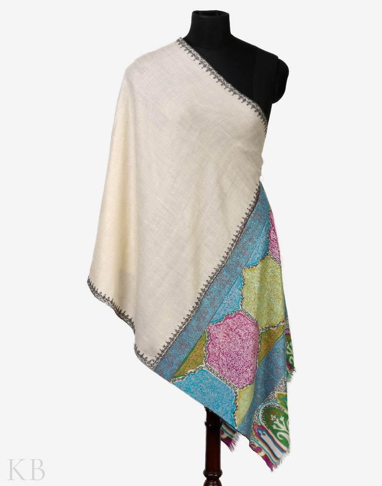 Modern Designed Jamma Palla Stole - Kashmir Box