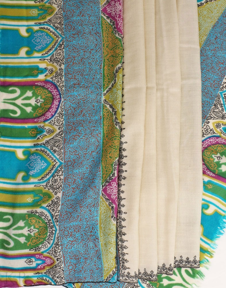 Modern Designed Jamma Palla Stole - Kashmir Box