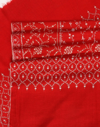 Jaldaar E Qarmazi GI Cashmere Shawl - Kashmir Box