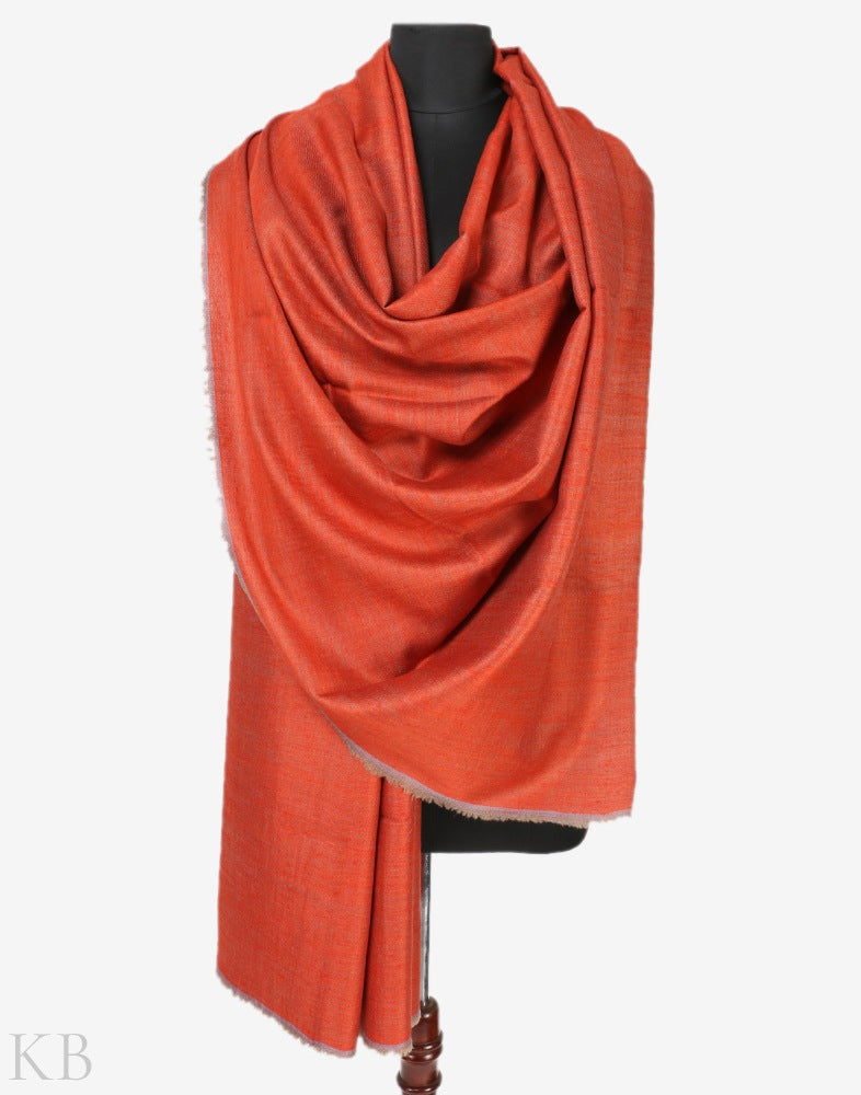 Surkh E Jamun Reversible Shawl - Kashmir Box