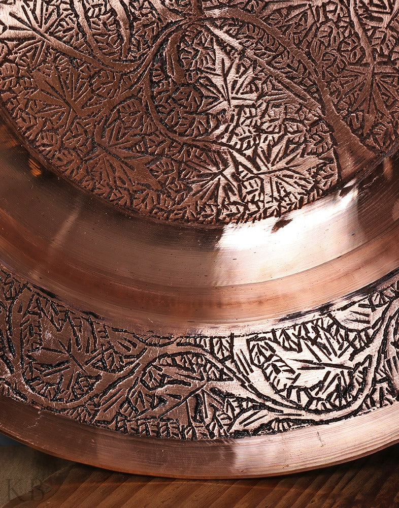 Design Engraved Copper Plate - KashmirBox.com