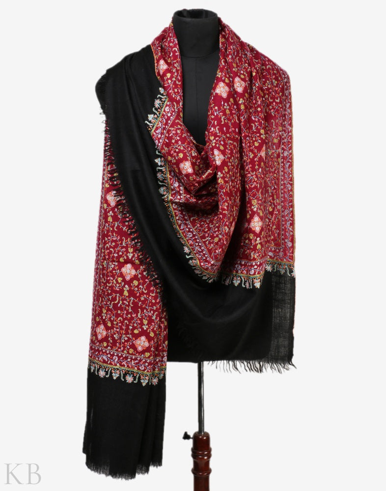 Do Rang E Bahaar Pashmina Shawl - Kashmir Box