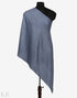 Stone Gray Plain Cashmere Pashmina Stole - KashmirBox.com