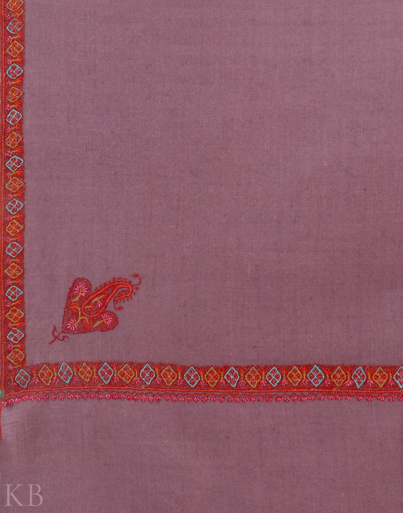 Haashidaar Light Purple Shawl - Kashmir Box