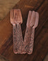 Chinar Designed Fork And Knife Set - KashmirBox.com