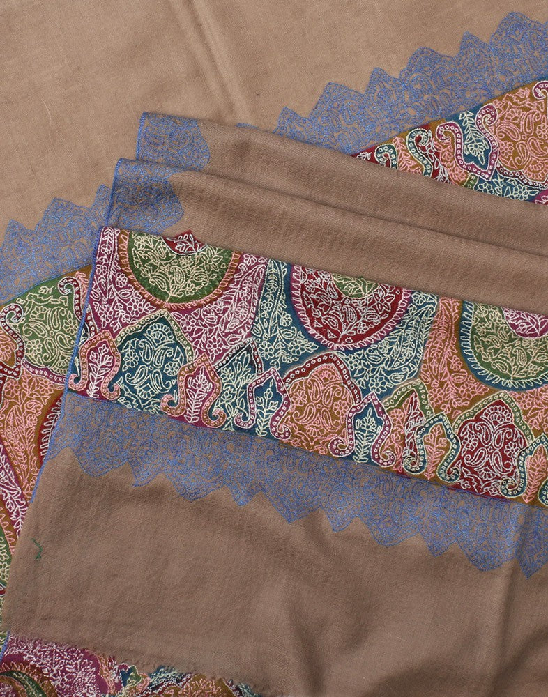 Palla E Badaam Pashmina Shawl - Kashmir Box