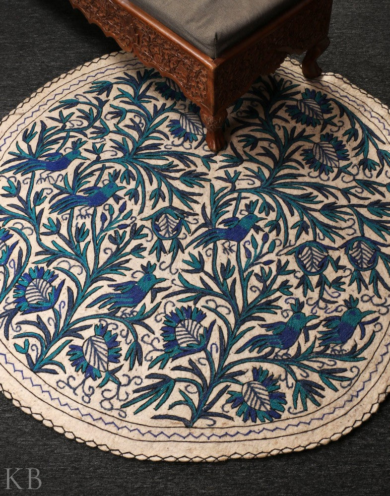 Chirps Handmade Aari Embroidered Namda - KashmirBox.com