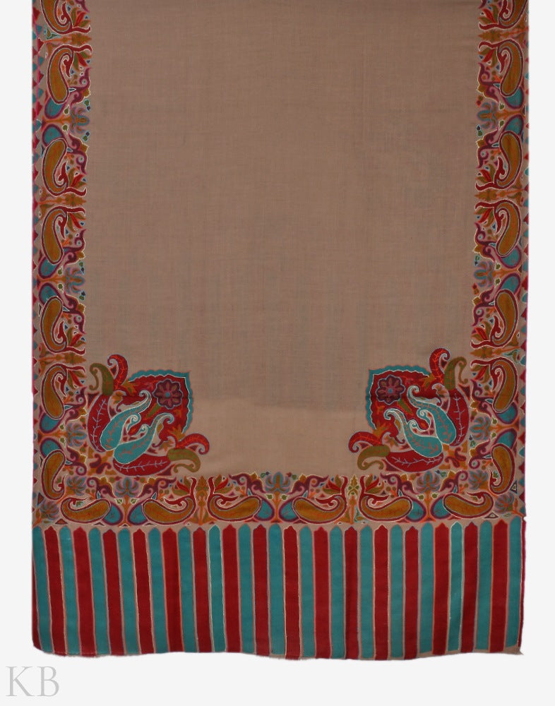 Chaap E Badaam Pashmina Shawl - Kashmir Box