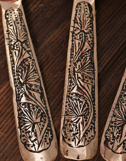 Elite Copper Curry Spoon - KashmirBox.com