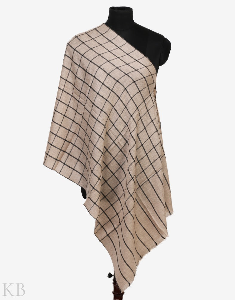 Graph Design Pashmina Stole - Kashmir Box