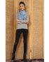 Light Blue Solid Cashmere Scarf - KashmirBox.com