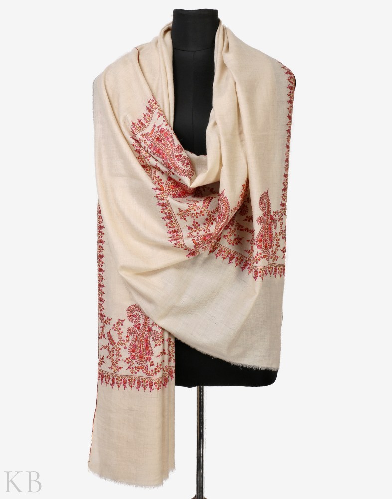 Gul E Kinaara GI Pashmina Shawl - Kashmir Box