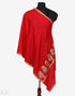 Palla Embroidered Red Pashmina Stole - KashmirBox.com