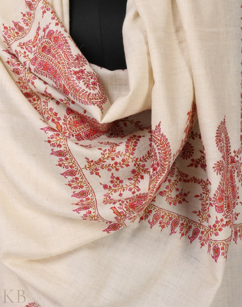 Gul E Kinaara GI Pashmina Shawl - Kashmir Box