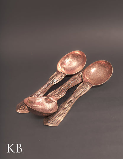 Kashmiri Copperware Spoons – Artisan-Made | Handcrafted Heritage
