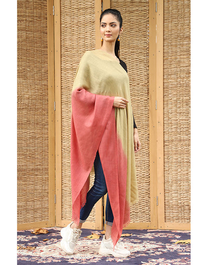 Rose Ombre Cashmere Stole - KashmirBox.com