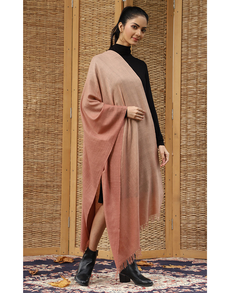 Natural Ombre Cashmere Stole - KashmirBox.com