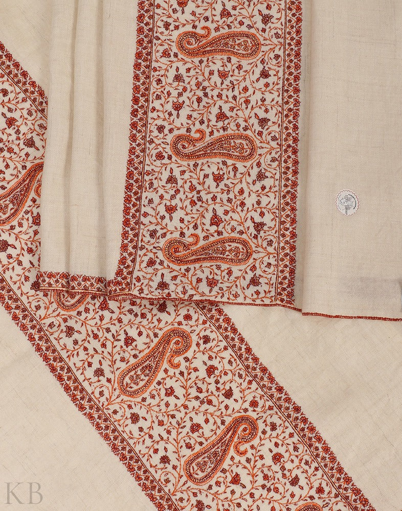 Sozni E Palla GI Pashmina Shawl - Kashmir Box