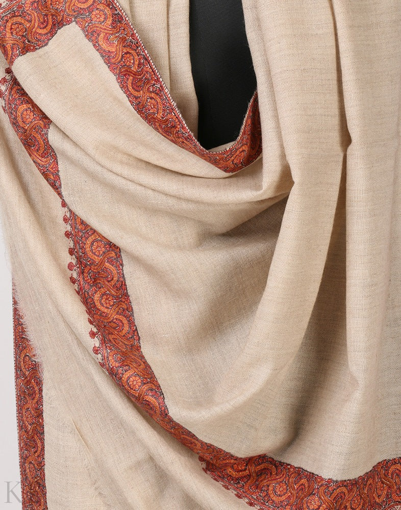 Rang E Pashm GI Dordaar Pashmina Shawl - Kashmir Box