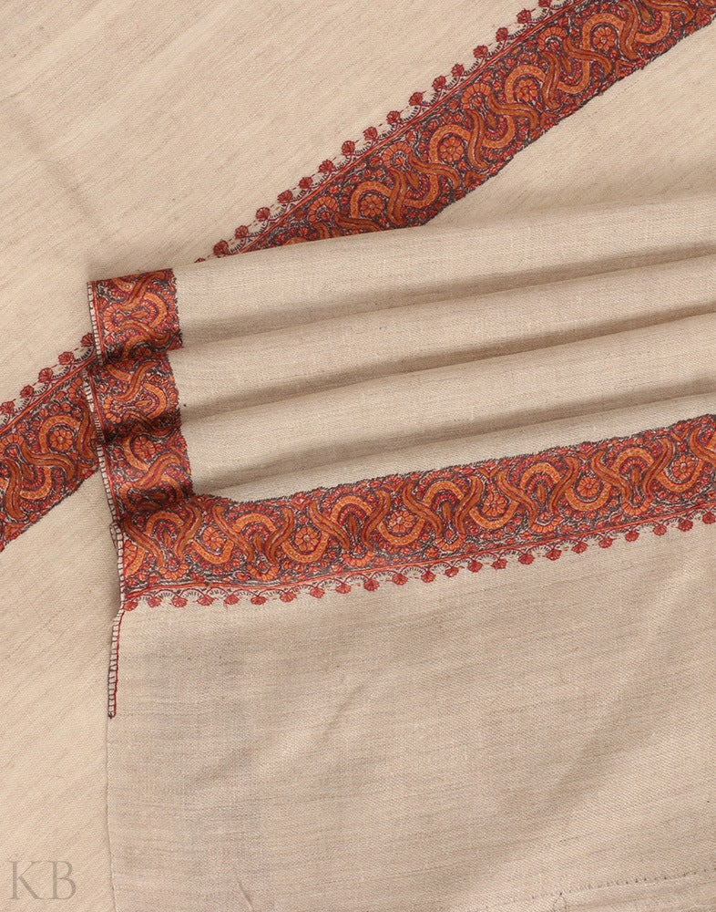 Rang E Pashm GI Dordaar Pashmina Shawl - Kashmir Box