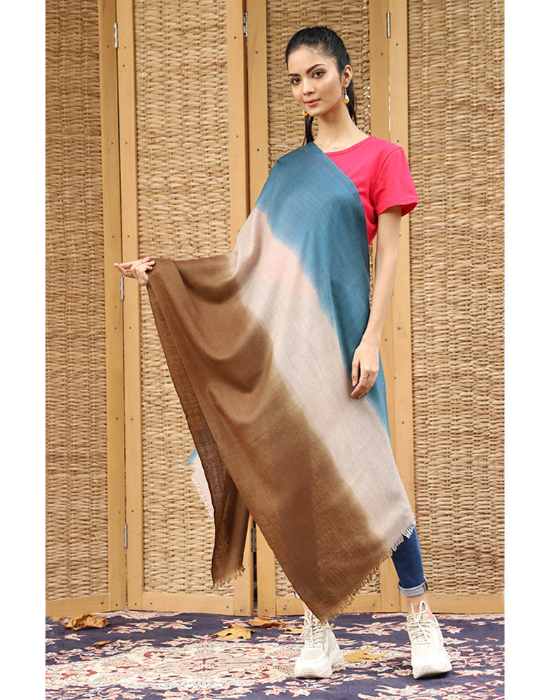 Classic Ombre Cashmere Stole - KashmirBox.com