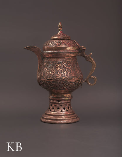 Kashmiri Copperware Samovar – Artisan-Made | Handcrafted Heritage