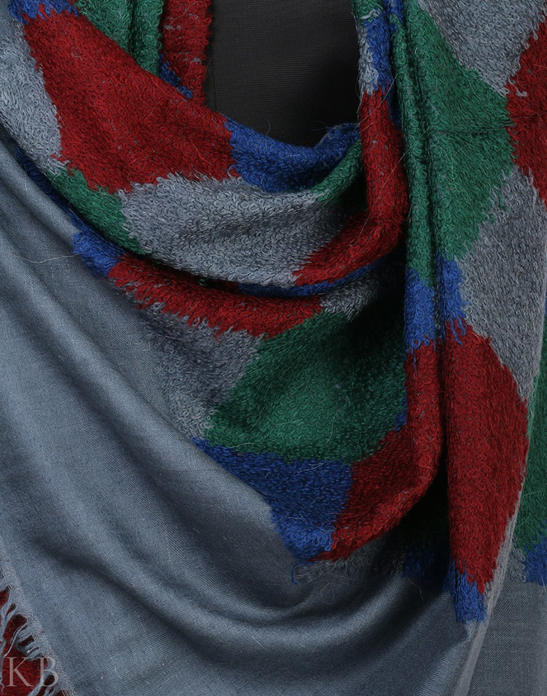 Tri Color Towel Pashmina Shawl - KashmirBox.com