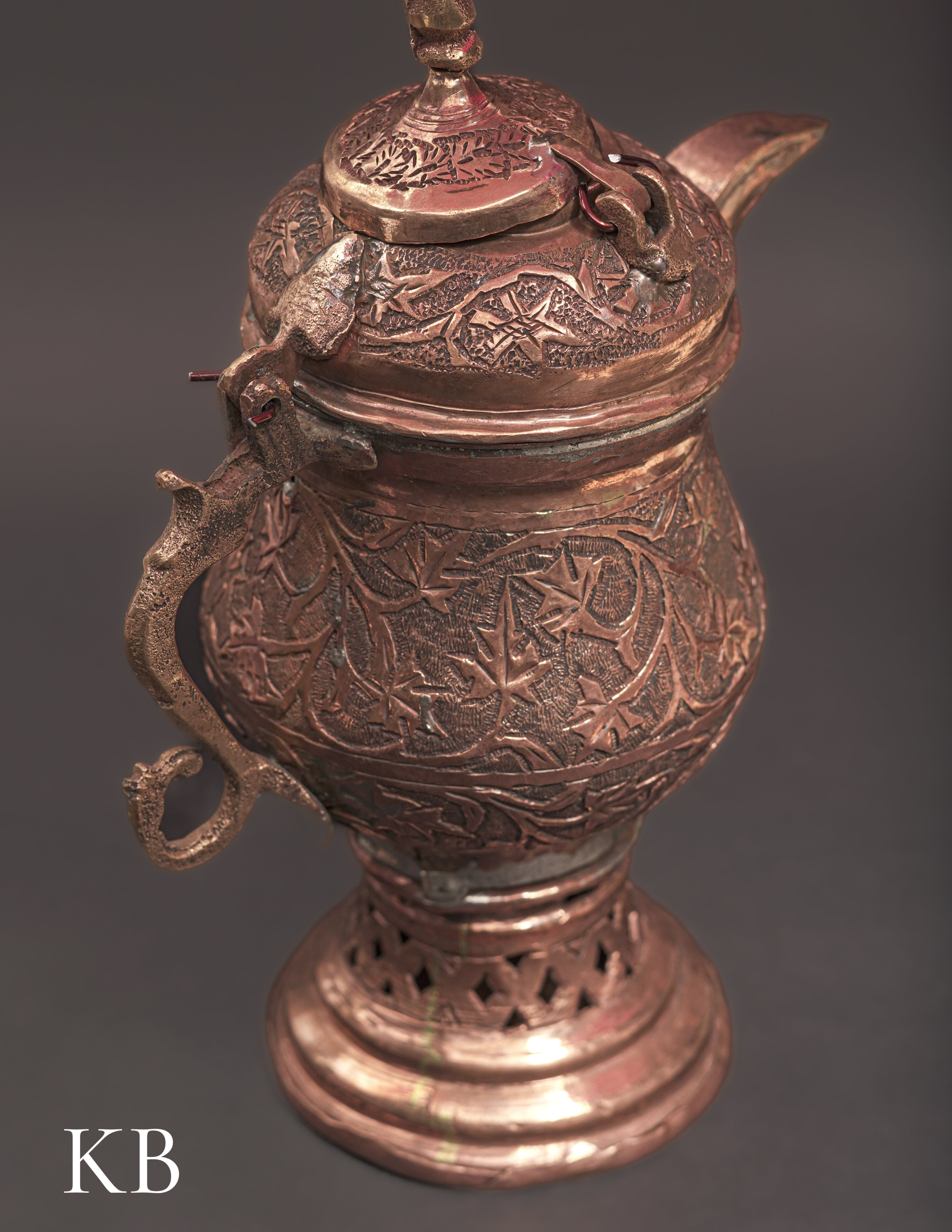 Kashmiri Copperware Samovar – Artisan-Made | Handcrafted Heritage