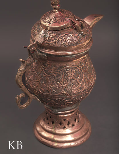 Kashmiri Copperware Samovar – Artisan-Made | Handcrafted Heritage