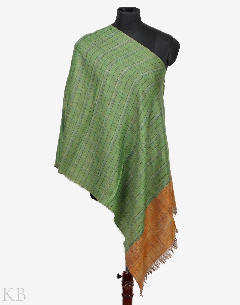 Rang E Sabz Reversible Pashmina Stole - Kashmir Box