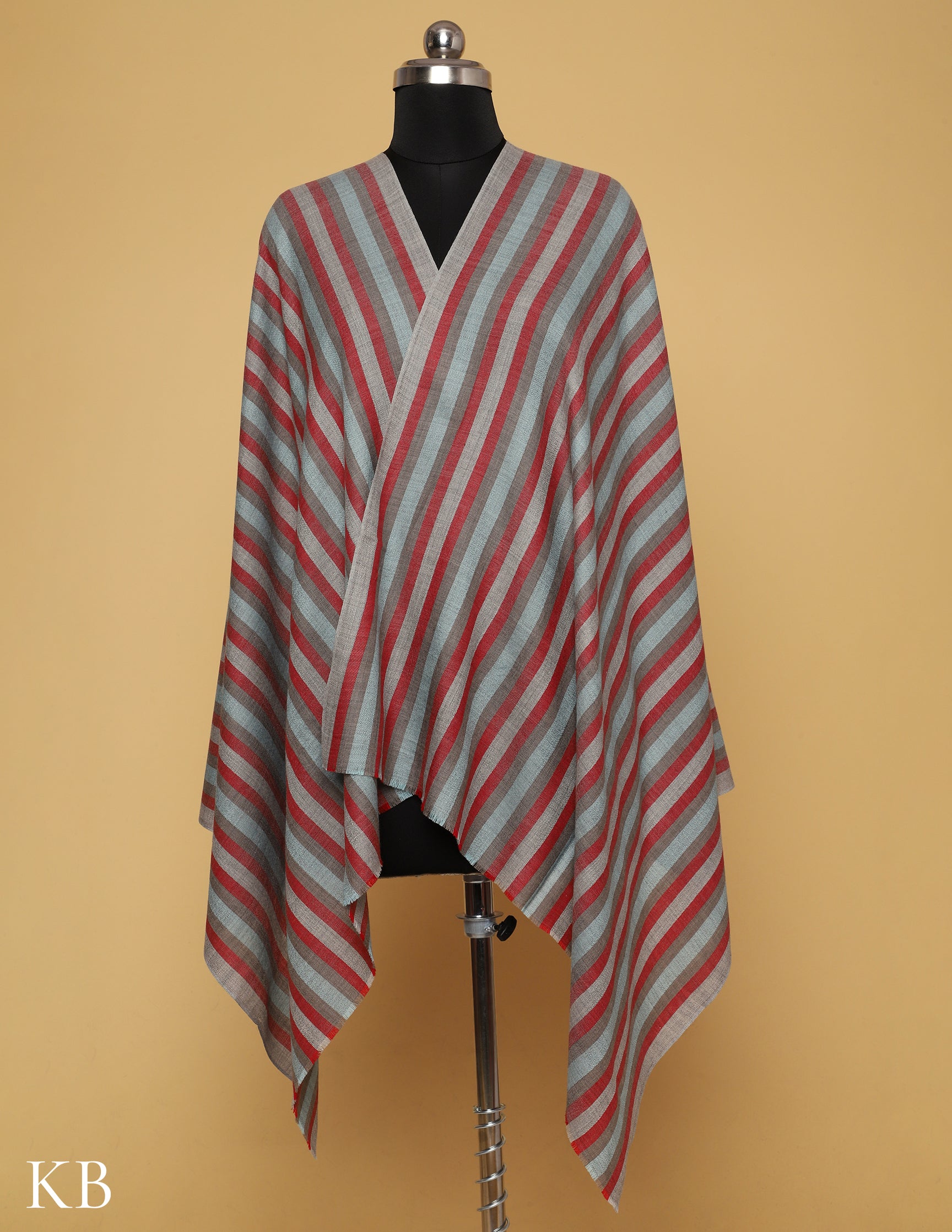 Colorful Striped Stole - Kashmir Box